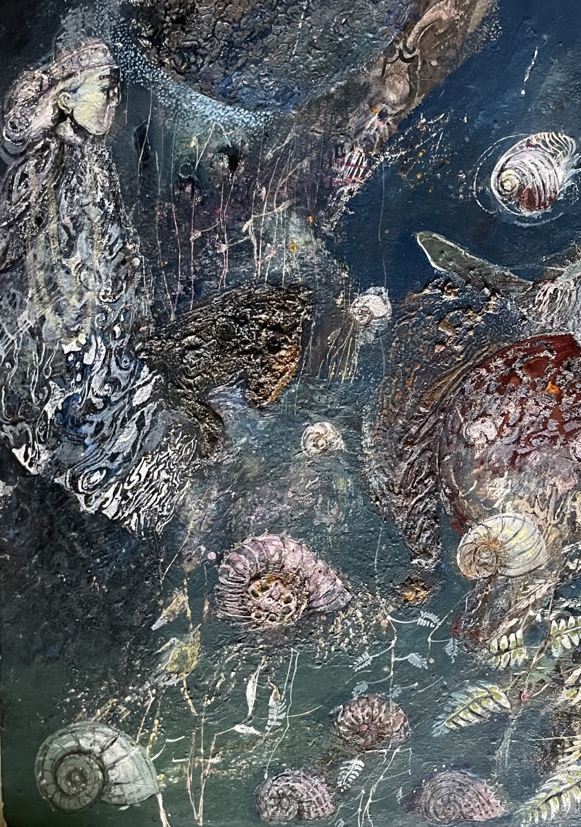 Ewa Adamowicz, Metamorfosi di centauro in un paesaggio fossile, Polonia, 1989  -photo-8