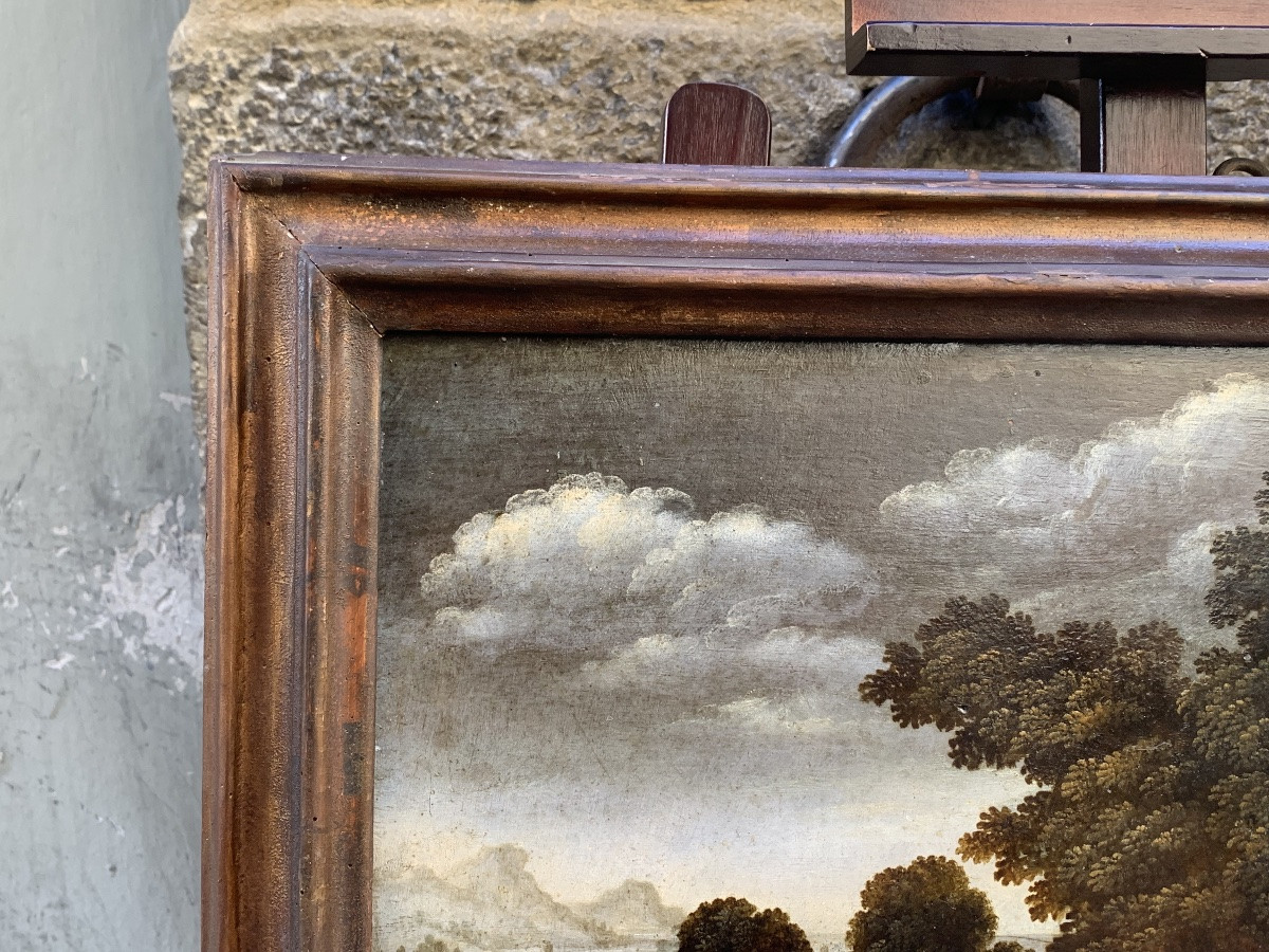 Fuga in Egitto, pittore nordico attivo a Roma, inizio XVII secolo  -photo-5