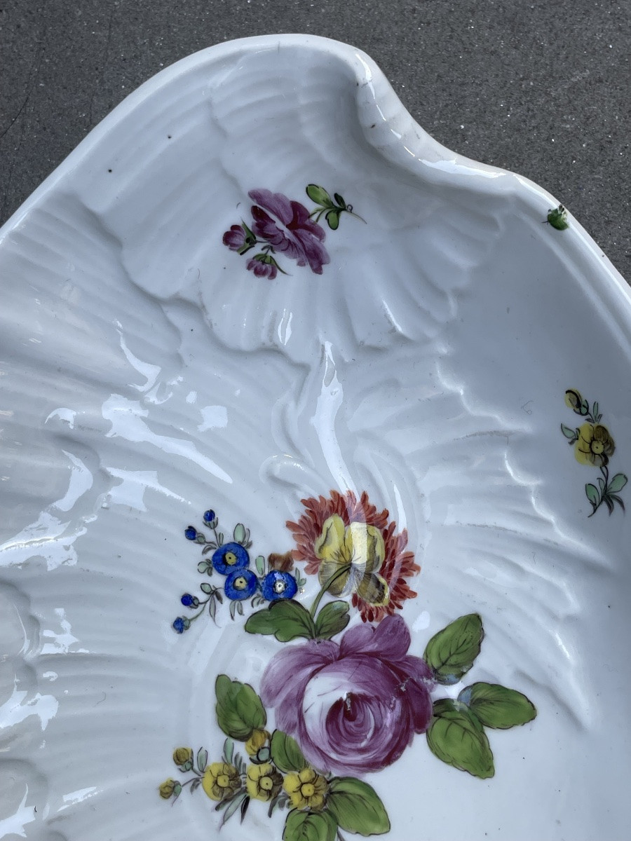 Vassoietto a conchiglia in porcellana di Vienna, periodo plastico 1749–1782, Austria-photo-2