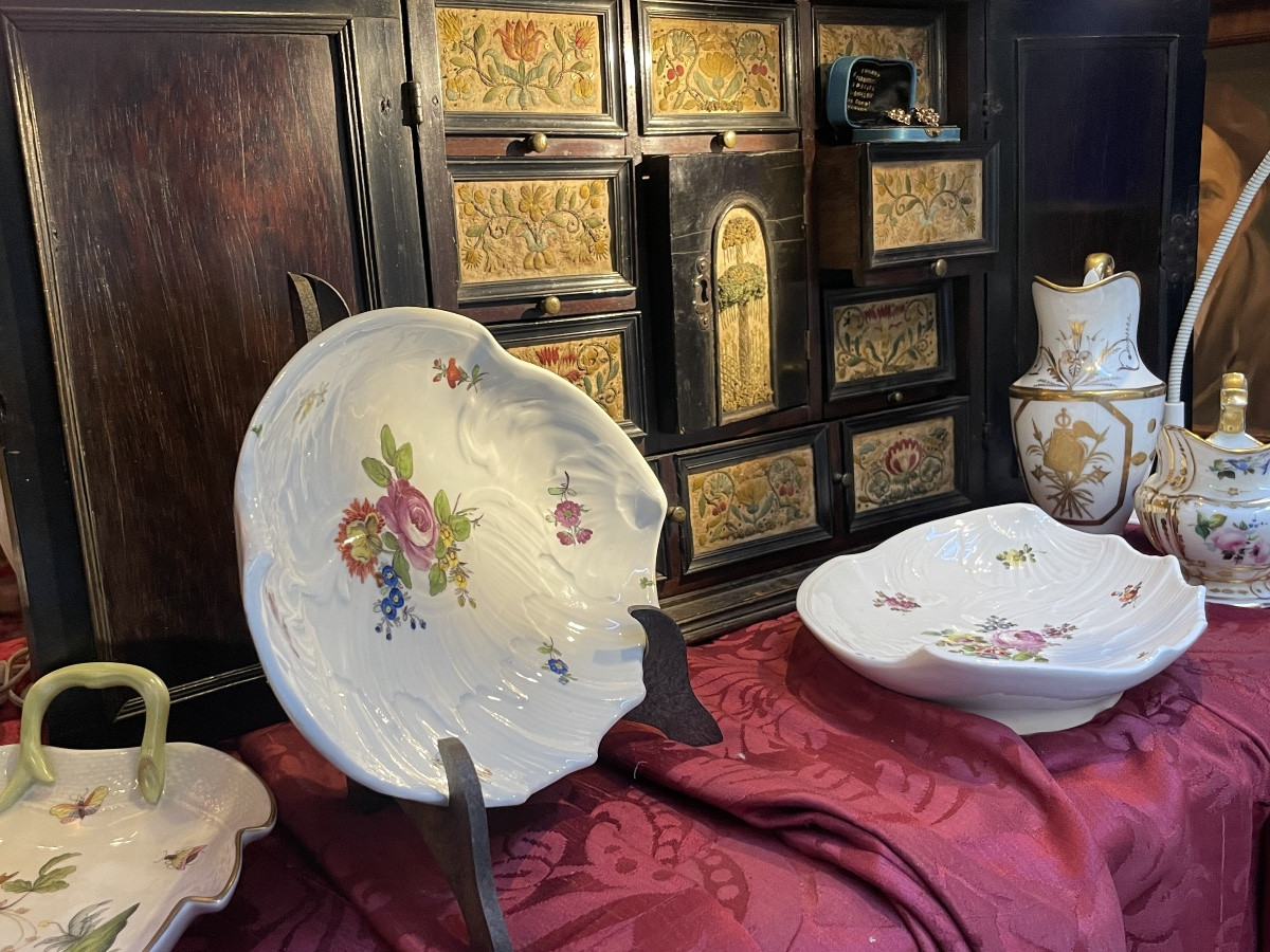 Vassoietto a conchiglia in porcellana di Vienna, periodo plastico 1749–1782, Austria-photo-7