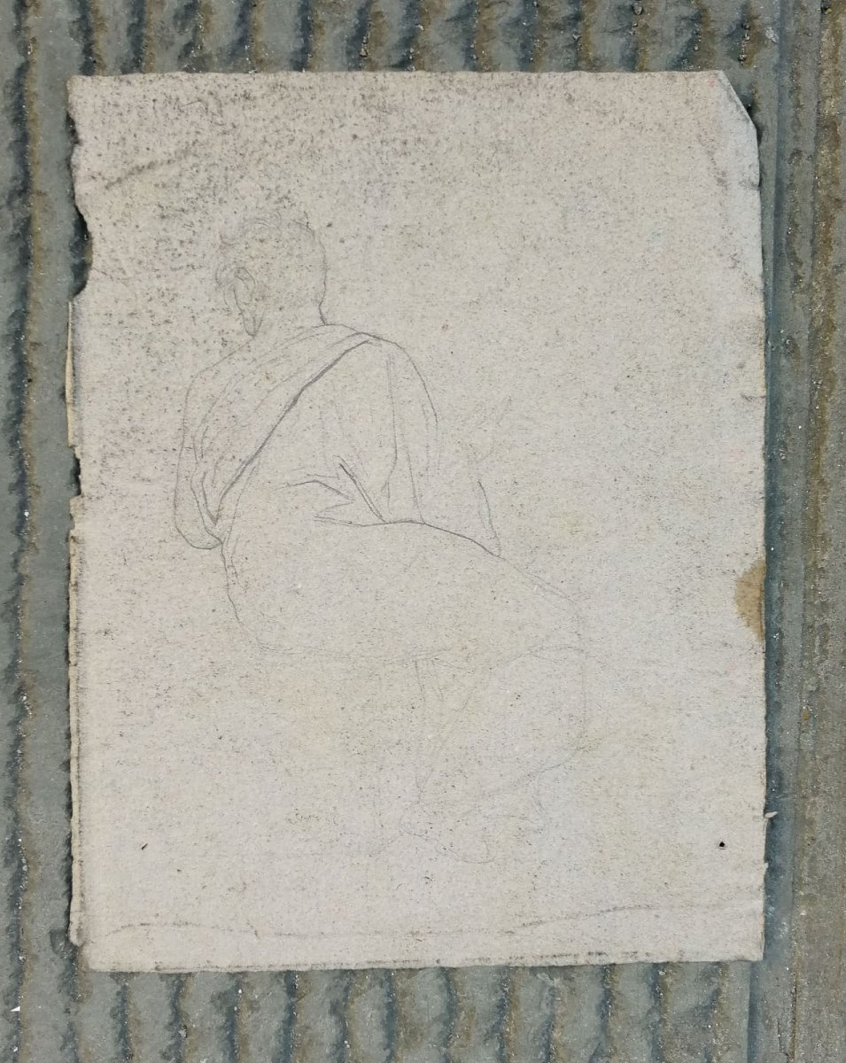 Studio accademico di una mano serrata, Toscana, metà del XIX secolo-photo-4