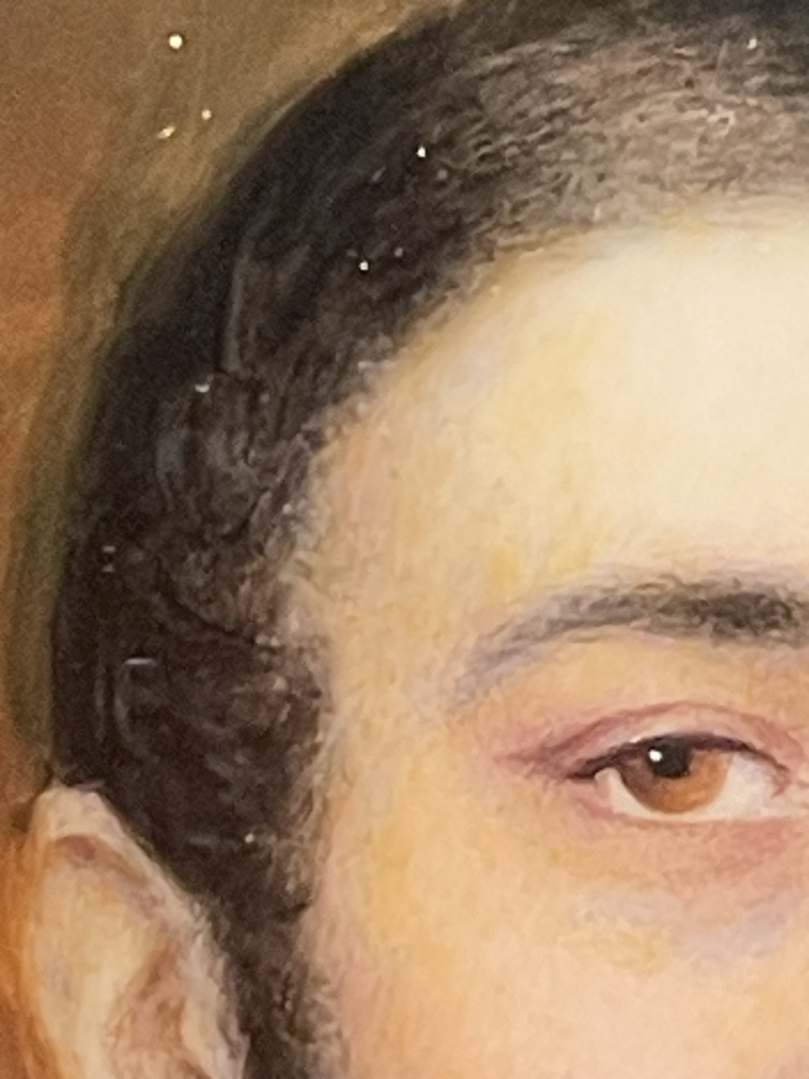 Ritratto miniatura di giovane uomo, firmato M. Chavelon (?), circa 1835–1840,  Cm 17x13-photo-4