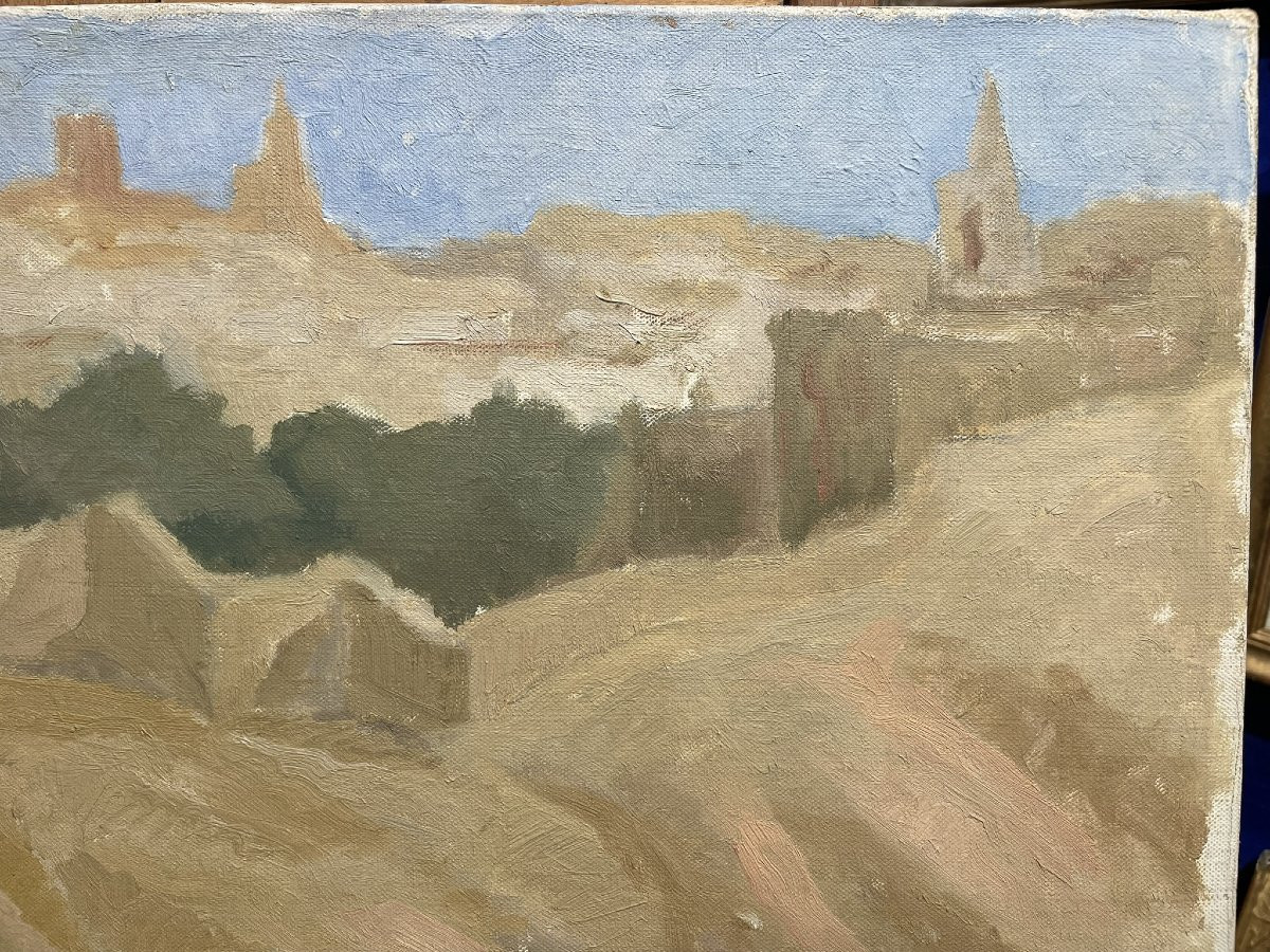 Veduta di Toledo, Spagna – Ponte sul Tago (Puente de San Martín), circa 1935–1936-photo-1