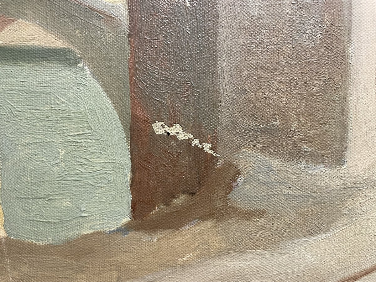 Veduta di Toledo, Spagna – Ponte sul Tago (Puente de San Martín), circa 1935–1936-photo-3