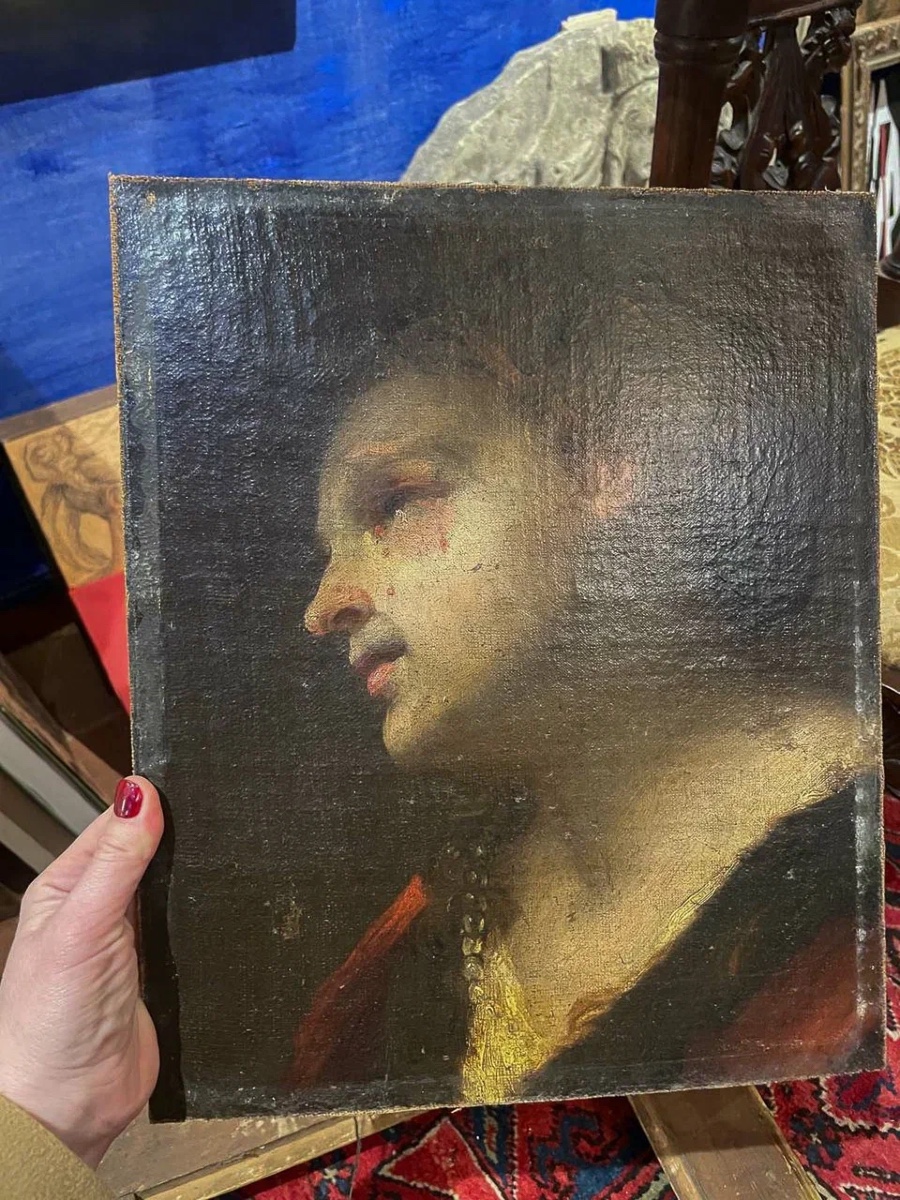 Figura femminile con lacrime di sangue – Scuola dell’Italia settentrionale, 1650-1680 circa-photo-8