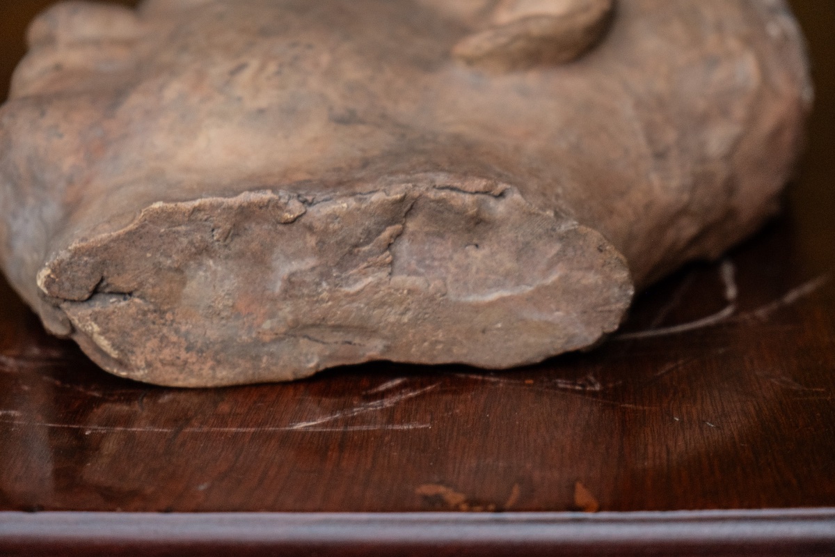 Giorgio Rossi (1892–1963), Testa asimmetrica d’uomo in terracotta, anni 1930, h. 34 cm -photo-2