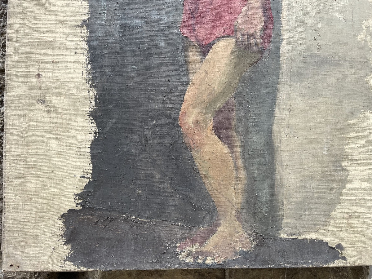 Studio di figura maschile Scuola francese Prima metà del XX secolo, circa 1930–1950 -photo-1