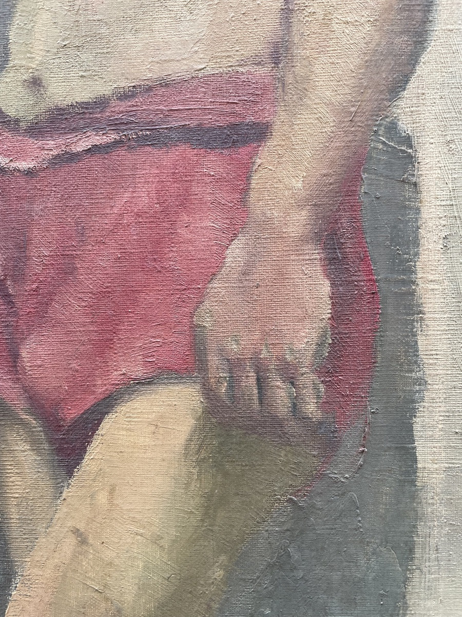 Studio di figura maschile Scuola francese Prima metà del XX secolo, circa 1930–1950 -photo-3