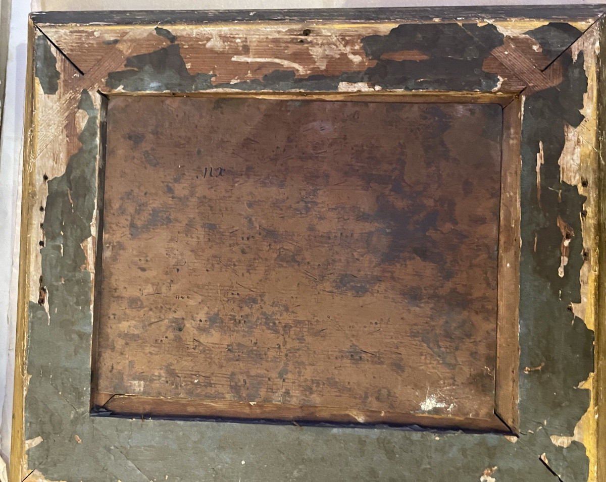 Andreas Martin pittore-antiquario (1699–1763), caccia con falchi incappucciati, olio su rame-photo-1