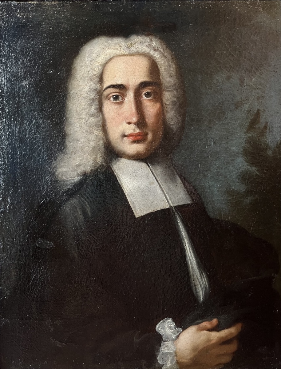Ritratto di gentiluomo con parrucca, scuola italiana, primo Settecento-photo-3
