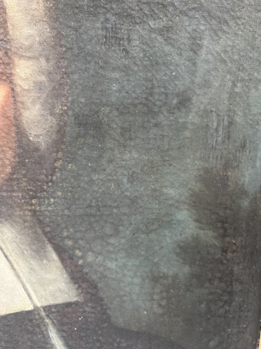 Ritratto di gentiluomo con parrucca, scuola italiana, primo Settecento-photo-3