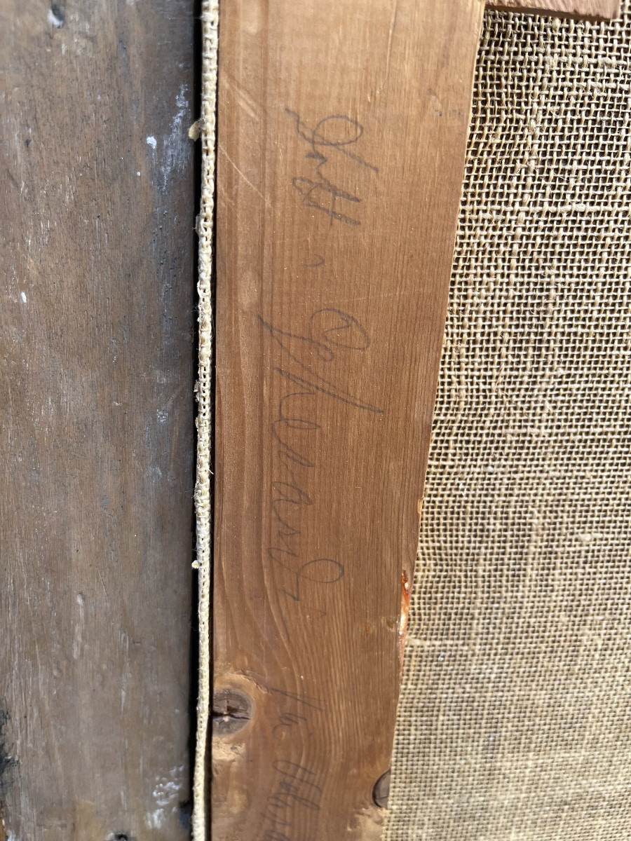 Ritratto di gentiluomo con parrucca, scuola italiana, primo Settecento-photo-4