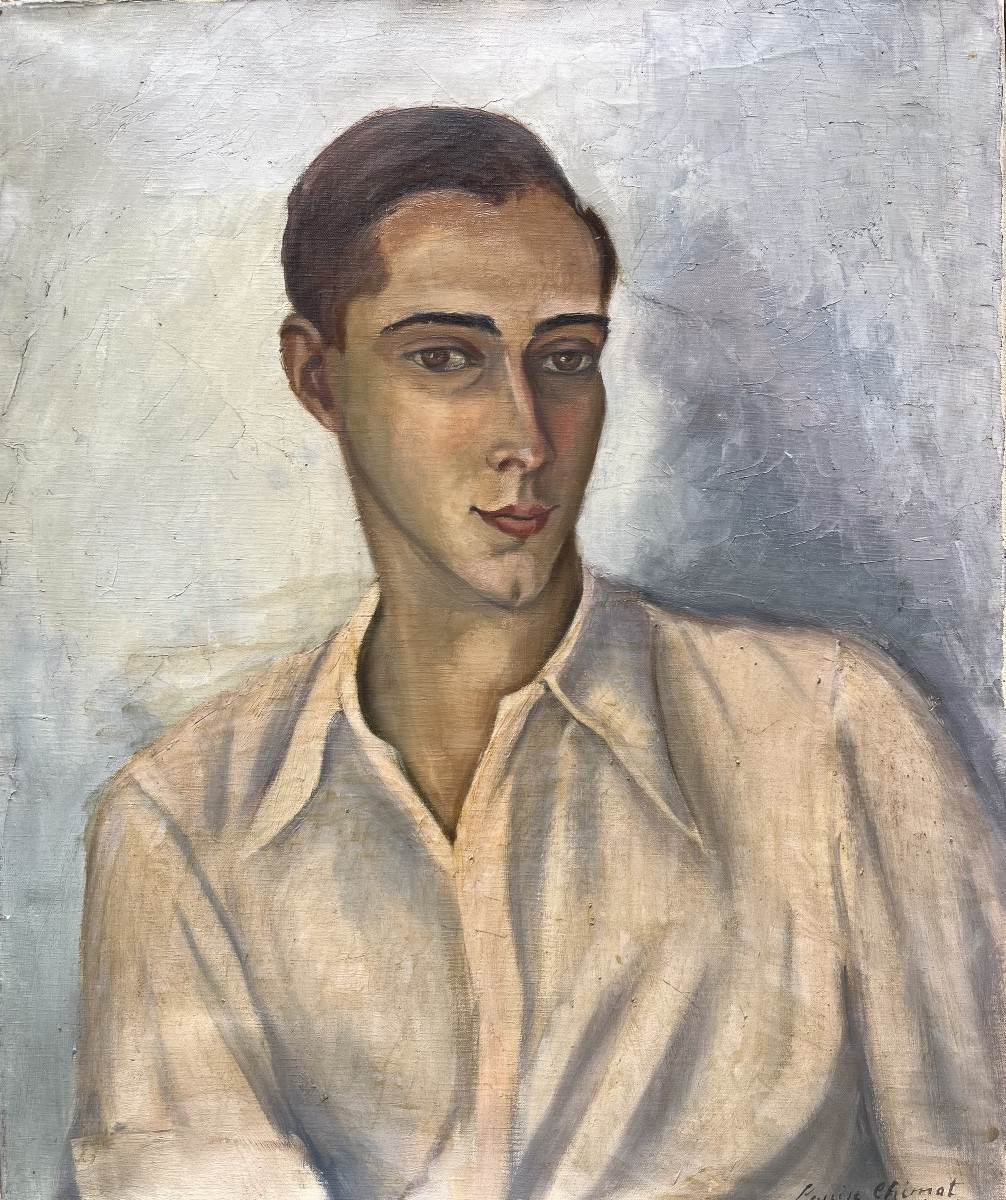 Ritratto di un giovane uomo con la camicia bianca Francia, anni 1930 circa