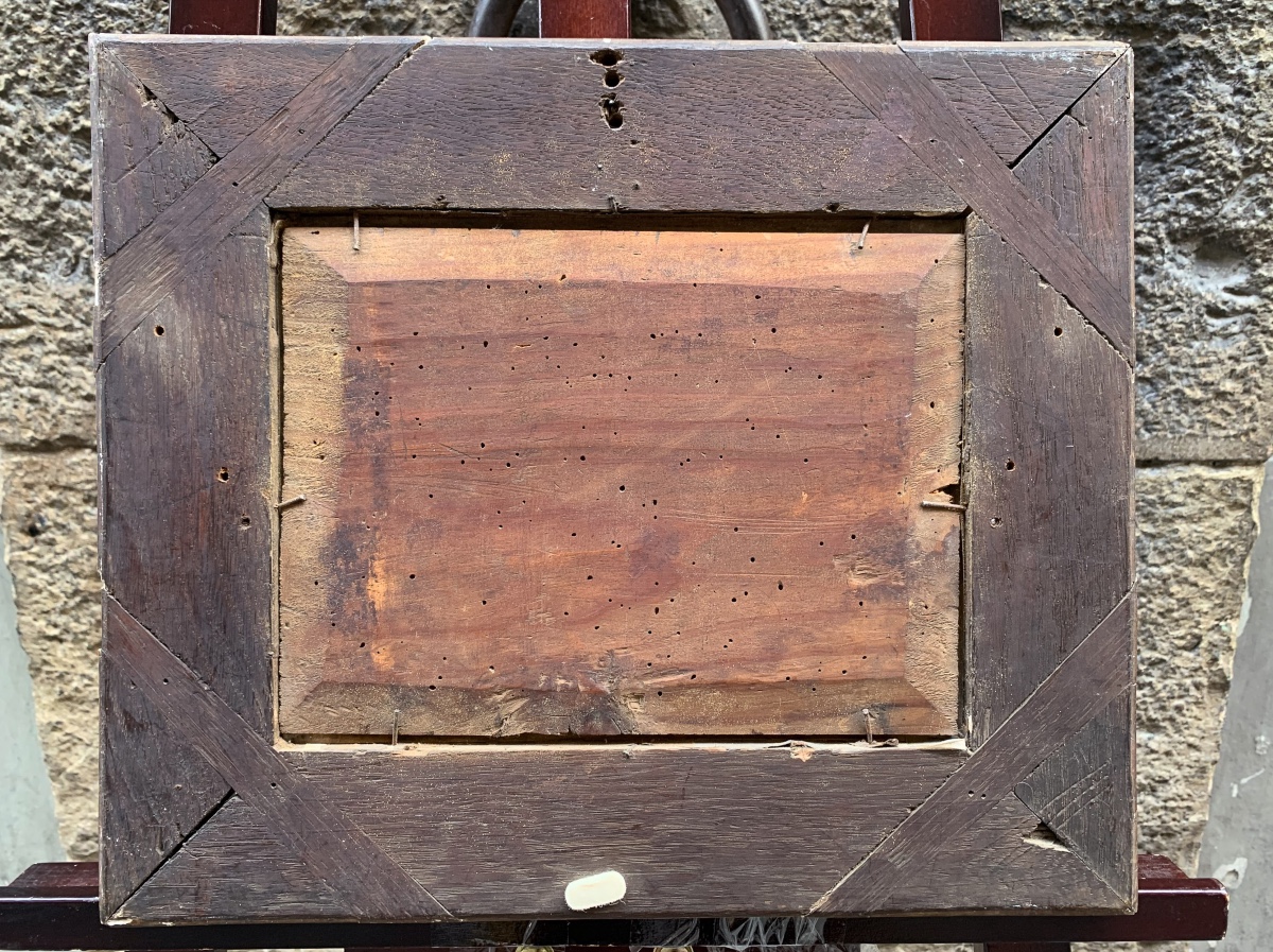 Coppia dipinti su rame, marcia militare con cavalleria. Adam Frans van der Meulen, XVII secolo-photo-1