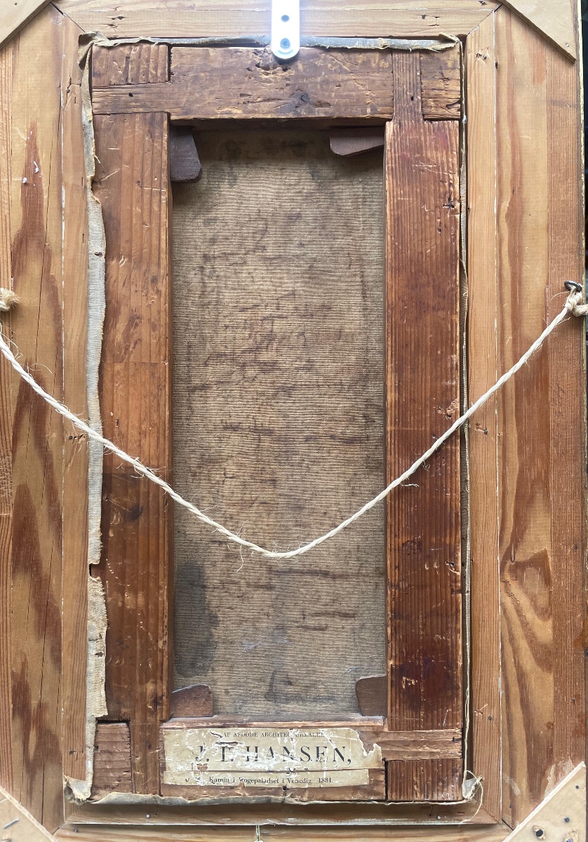 Palazzo dei Dogi Venezia, Anticollegio con il camino di Sansovino, J. Th. Hansen, 1885-photo-2