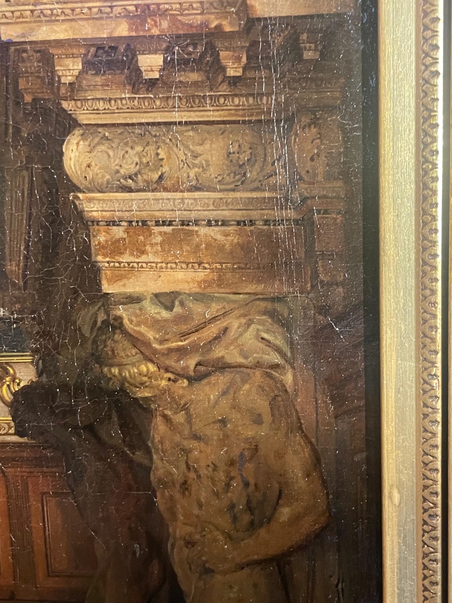 Palazzo dei Dogi Venezia, Anticollegio con il camino di Sansovino, J. Th. Hansen, 1885-photo-1