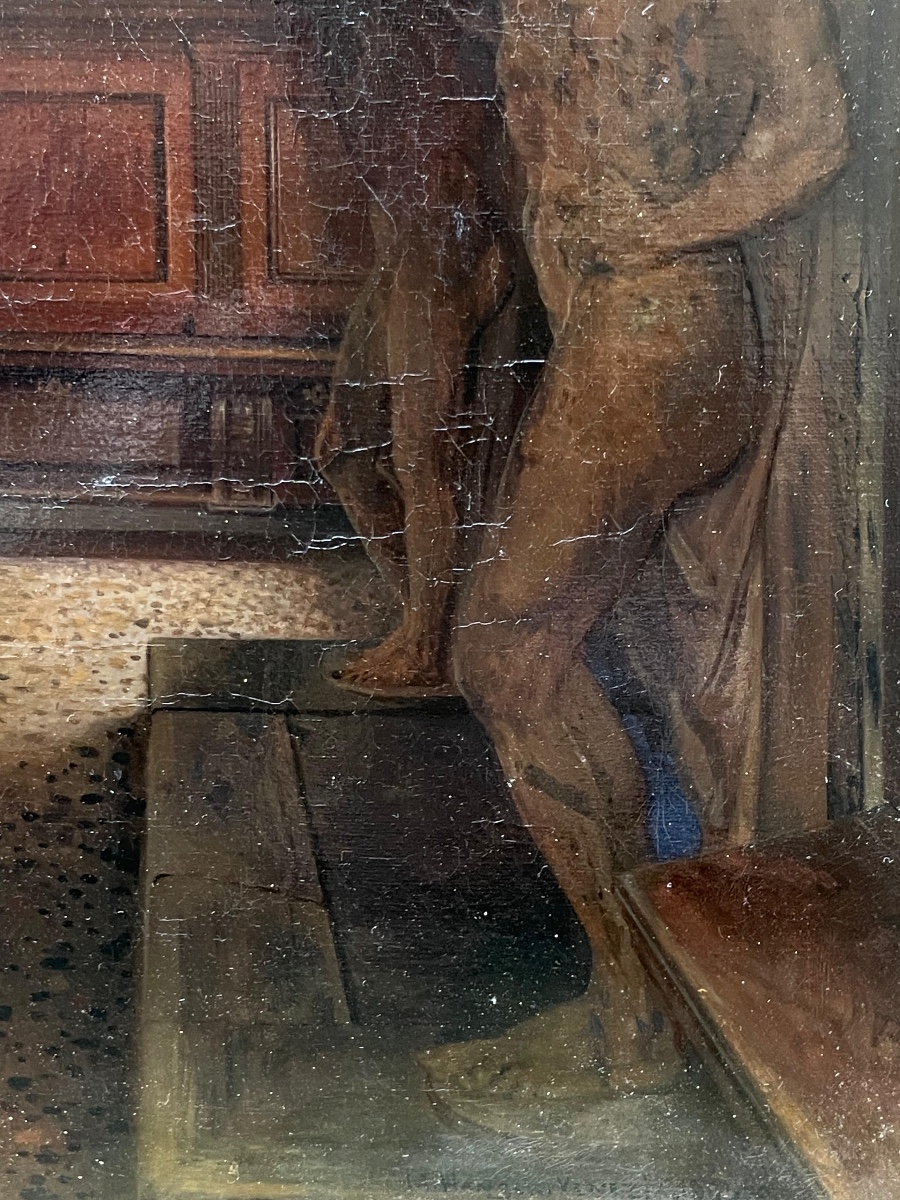 Palazzo dei Dogi Venezia, Anticollegio con il camino di Sansovino, J. Th. Hansen, 1885-photo-3