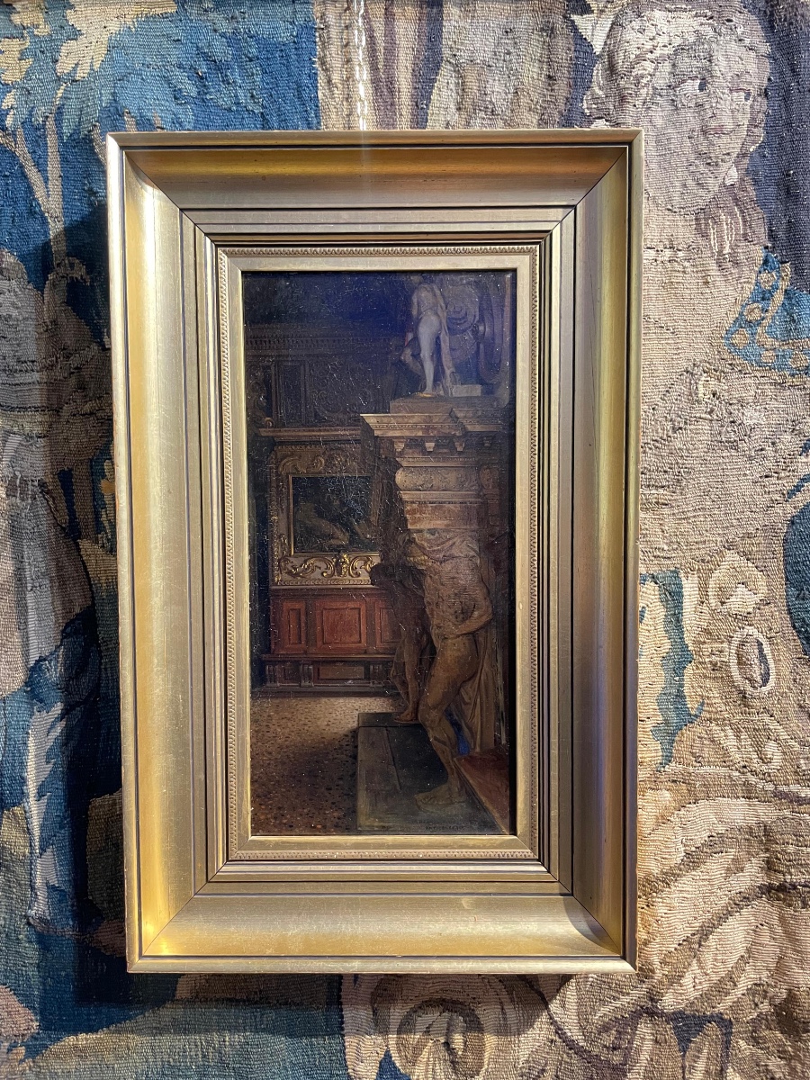 Palazzo dei Dogi Venezia, Anticollegio con il camino di Sansovino, J. Th. Hansen, 1885-photo-4