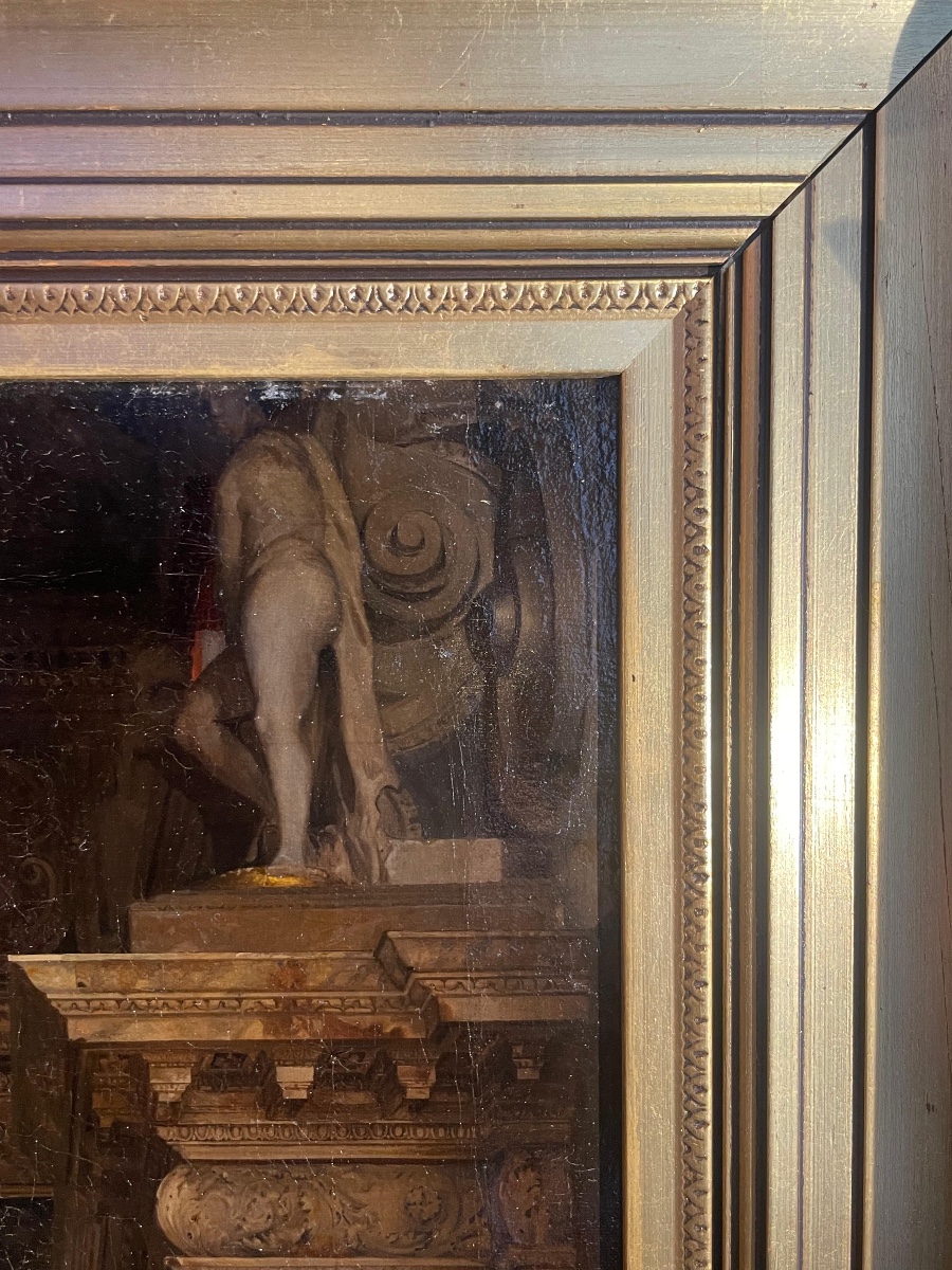 Palazzo dei Dogi Venezia, Anticollegio con il camino di Sansovino, J. Th. Hansen, 1885-photo-8