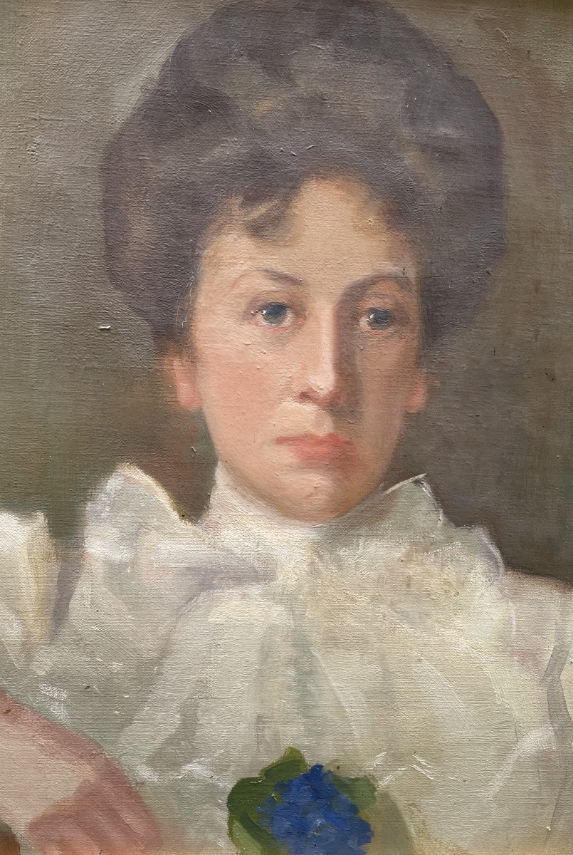 Ritratto della moglie dell’esploratore artico svedese Palander, 1901  -photo-1