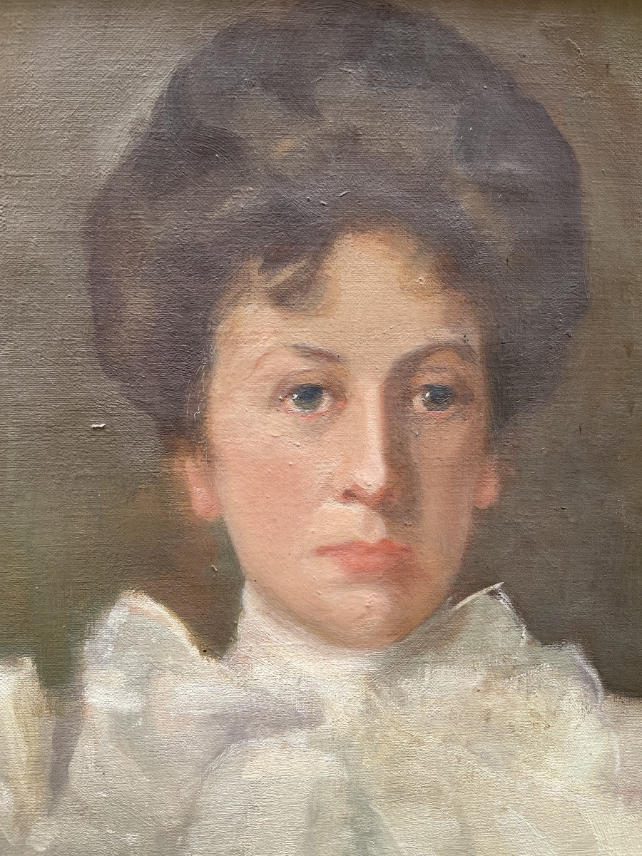 Ritratto della moglie dell’esploratore artico svedese Palander, 1901  -photo-2