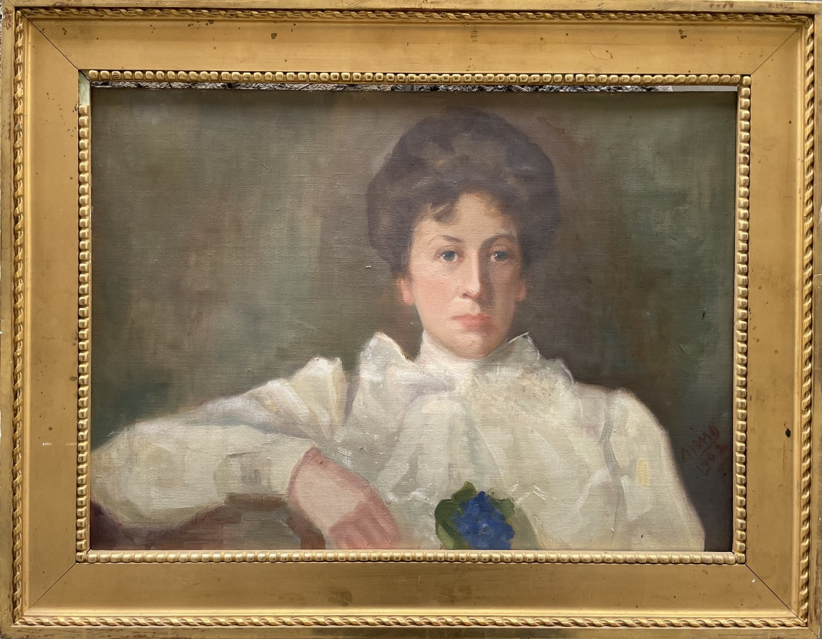 Ritratto della moglie dell’esploratore artico svedese Palander, 1901  