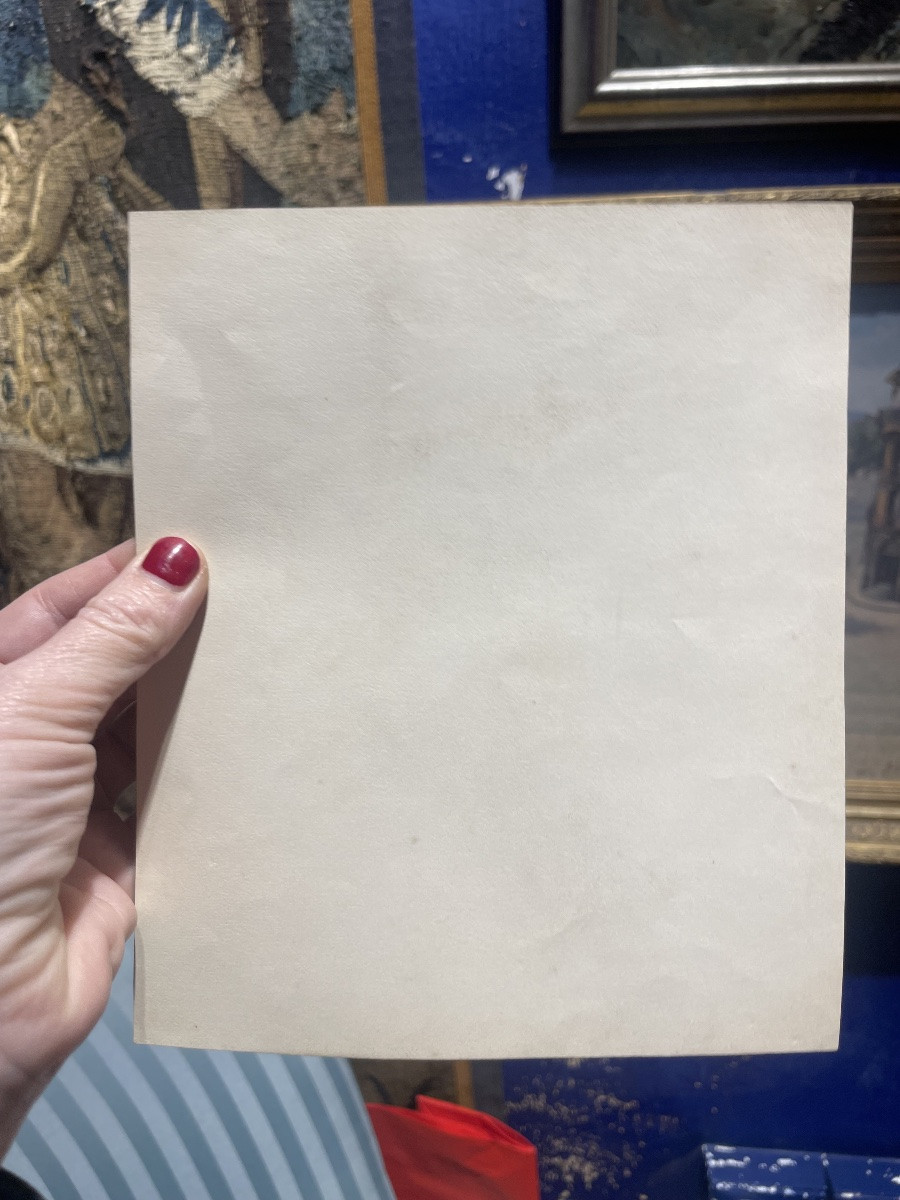 Ritratto giovane uomo cravatta a stock, disegno a grafite, Restaurazione XIX secolo -photo-5