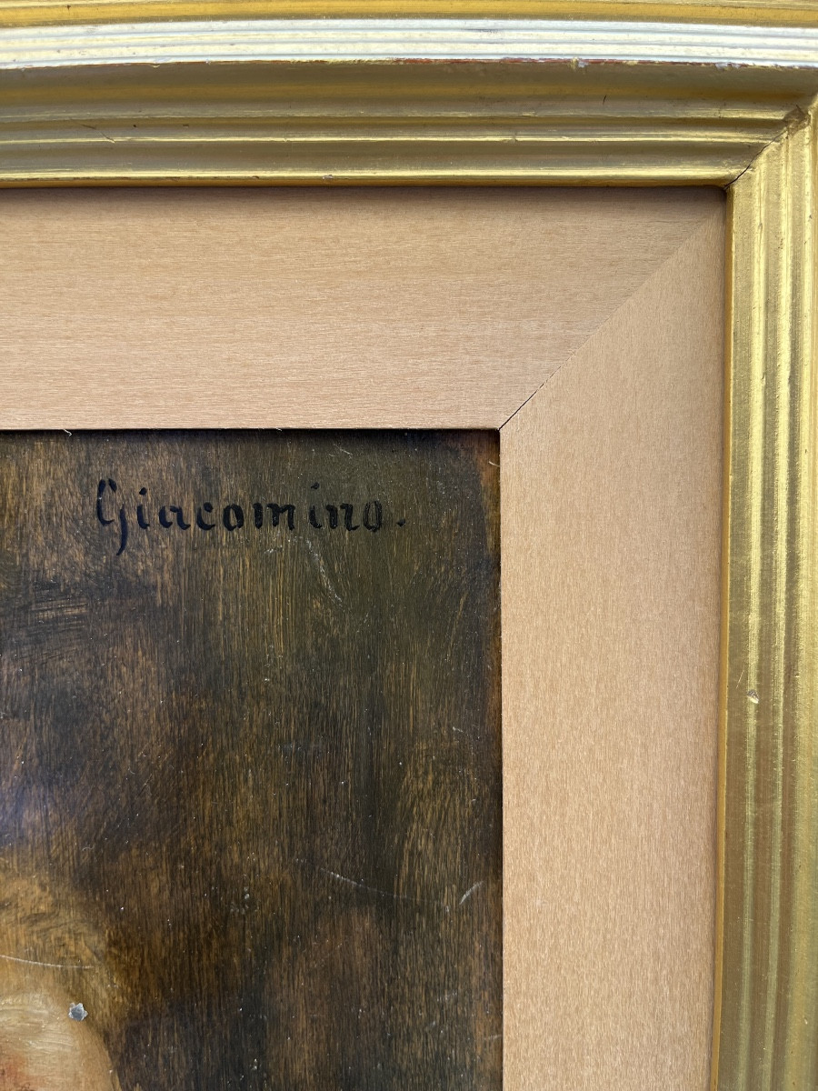 Alfonso Hollaender, Ritratto di uomo orientale “Giacomino”, firmato e datato 1878-photo-1