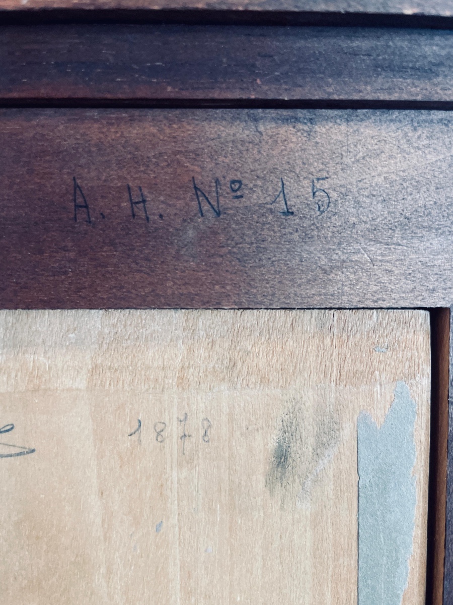 Alfonso Hollaender, Ritratto di uomo orientale “Giacomino”, firmato e datato 1878-photo-6