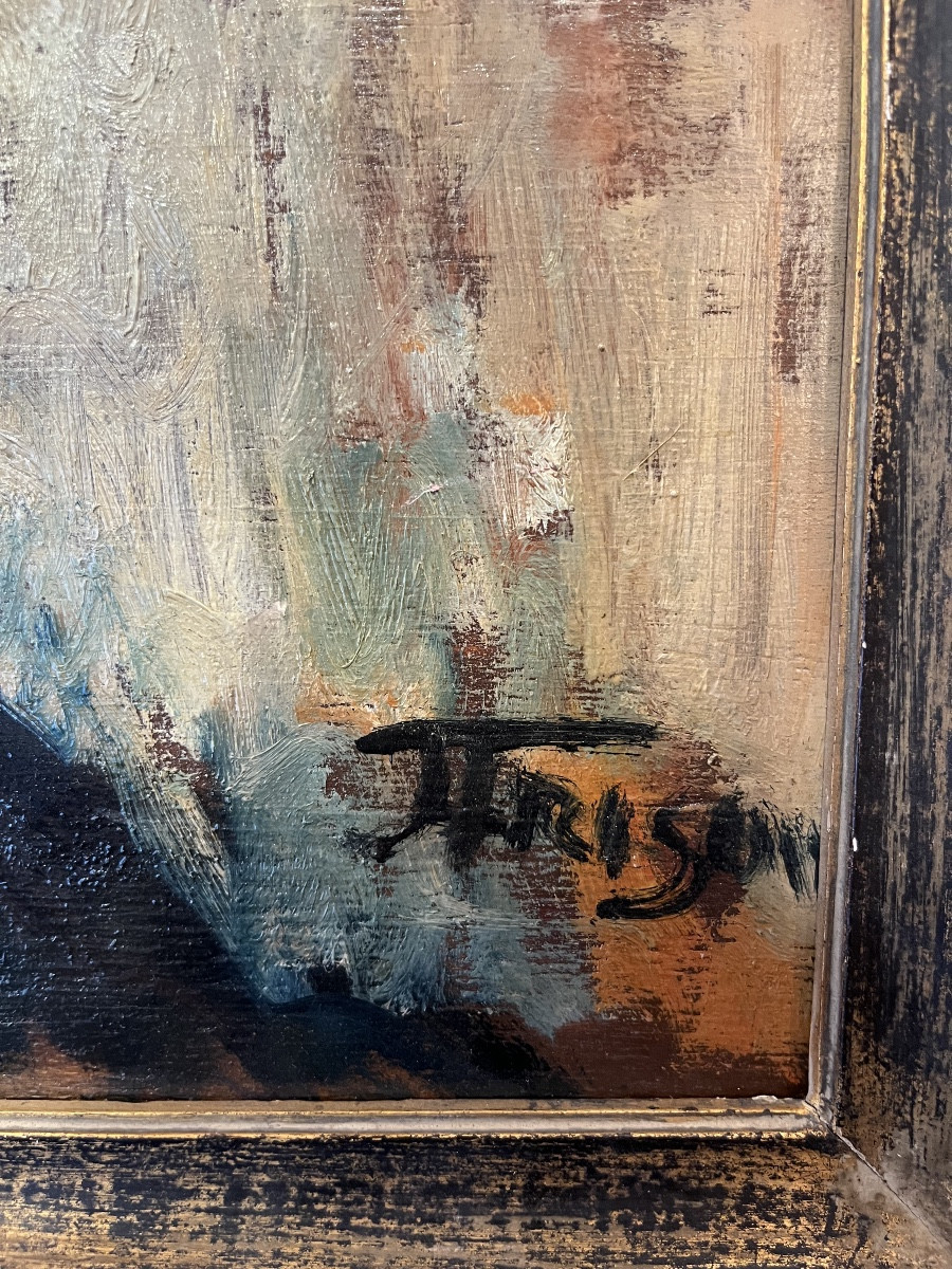 Jehan Frison (1882-1961) Malika, ritratto marocchino, periodo Fez-Bou Saâda, circa 1926-photo-4