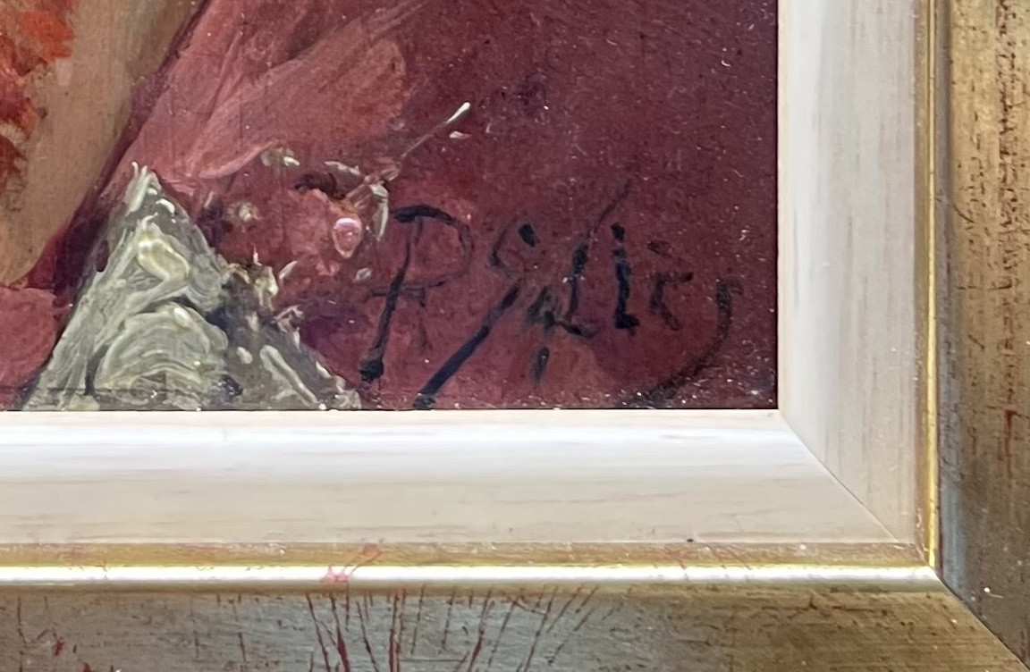 Pierre Alexandre Salles (1867-1915, Algeria) Ritratto Giovane orientale, cm 27,5 x 21-photo-5