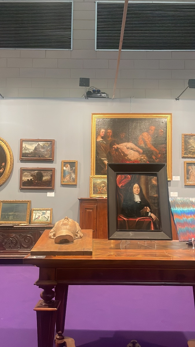 Ritratto di gentiluomo, scuola di Nicolas Maes, Provinces-Unies, vers 1680-photo-2