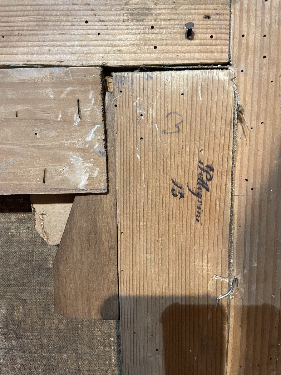 Ritratto di bambina con cane e modellino di casa tirolese, Nord Italia o Austria 1835-photo-4