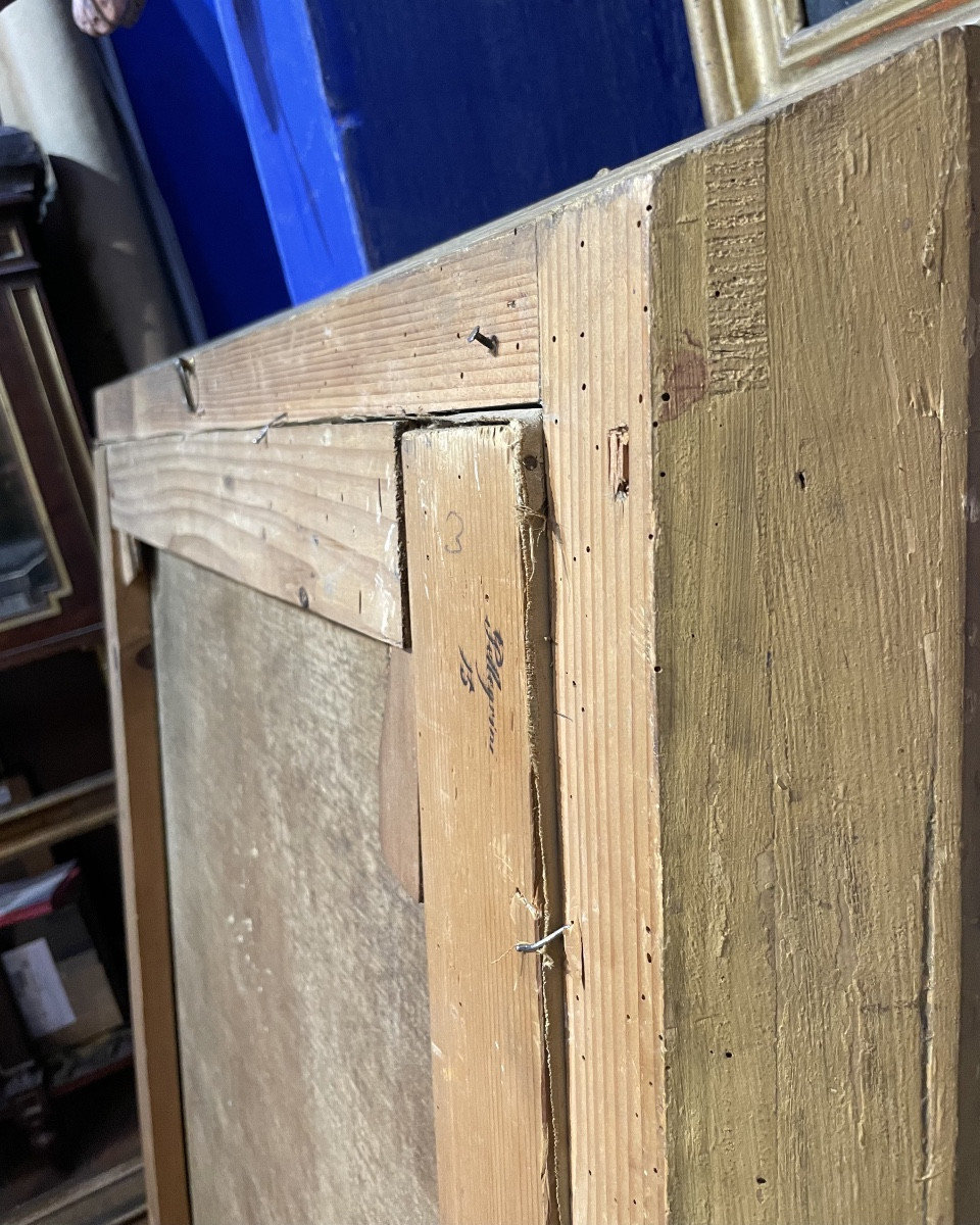 Ritratto di bambina con cane e modellino di casa tirolese, Nord Italia o Austria 1835-photo-2