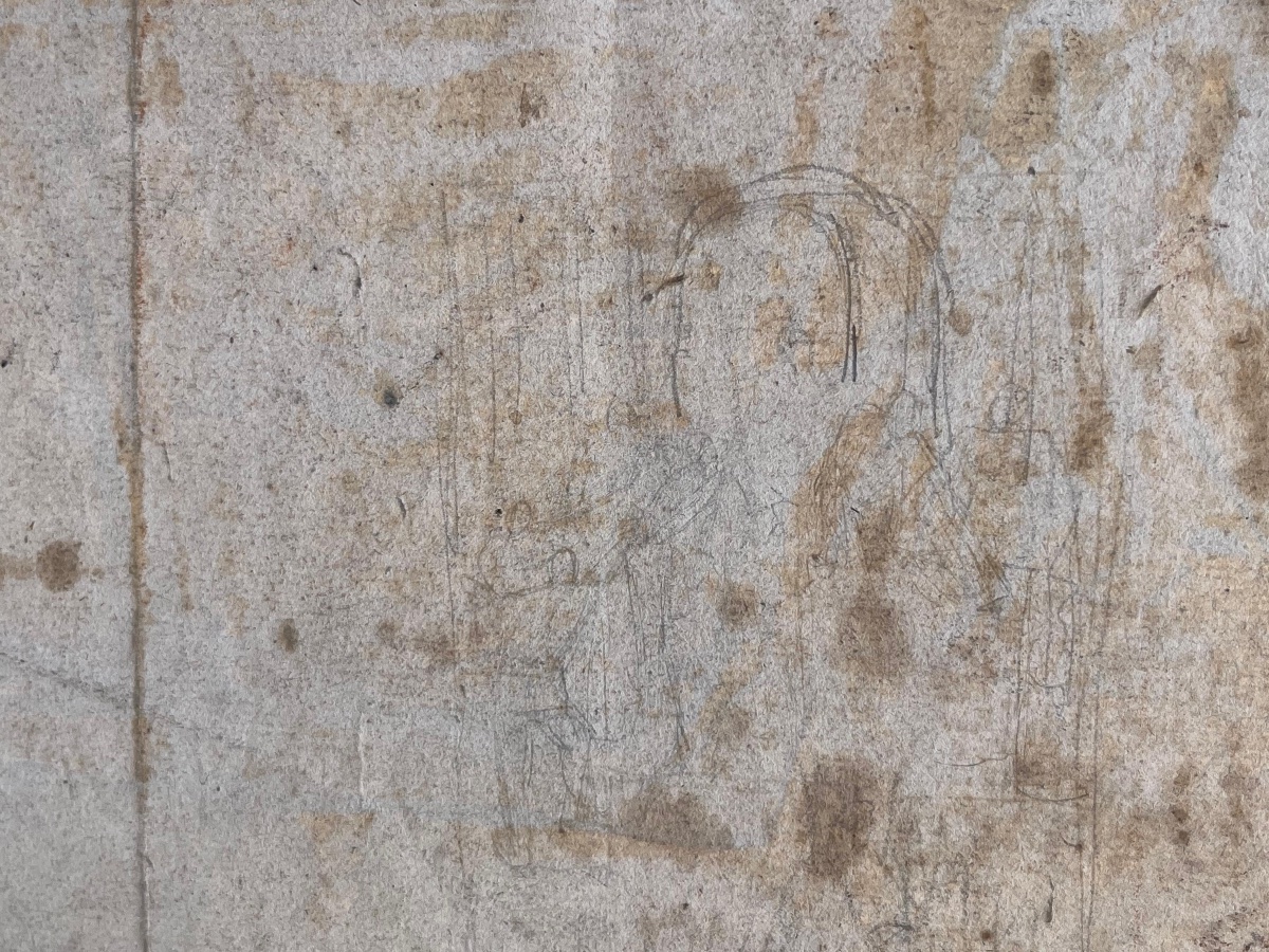 Ecce Homo. Cristo davanti a Pilato, disegno a lavis, XVIII/XIX sec-photo-3