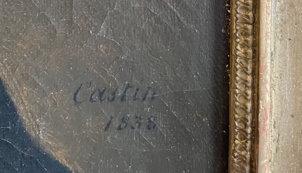Ritratto d’uomo di Jean Jacques Marie Castin, firmato e datato 1838 -photo-3