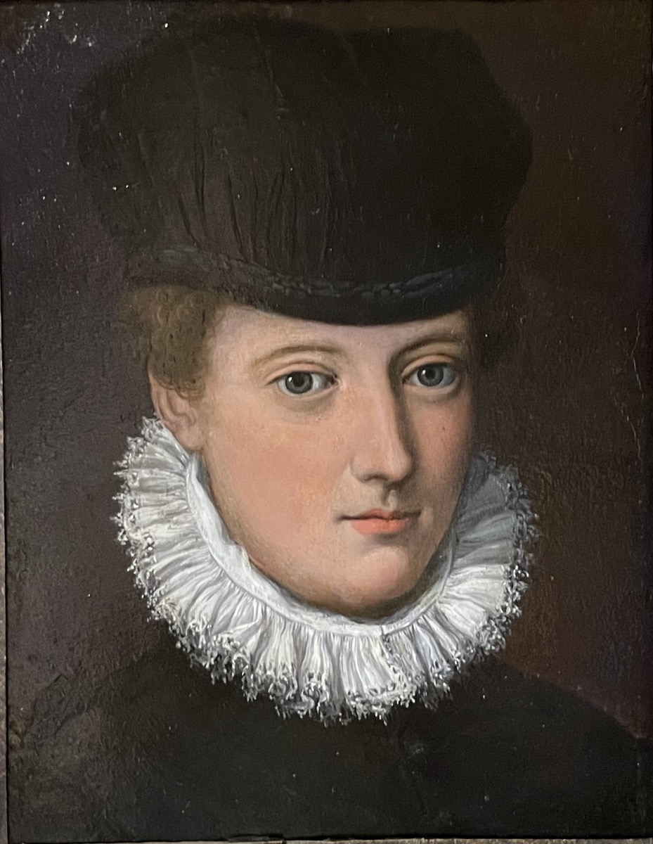 Alessandro Allori, atelier. Dama con cappello di velluto nero. Scuola fiorentina. XVI secolo.  -photo-8