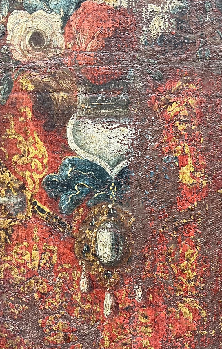 Madonna dell’Apocalisse con ex voto a cuore. Vicereame del Perù, arte coloniale, XVIII secolo  -photo-4