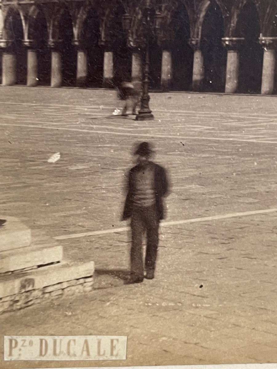 Venezia, Palazzo Ducale — Fotografia albumina P. Salviati, Piazzetta San Marco, c. 1880-photo-2
