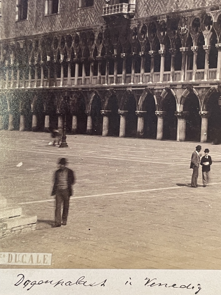 Venezia, Palazzo Ducale — Fotografia albumina P. Salviati, Piazzetta San Marco, c. 1880-photo-8