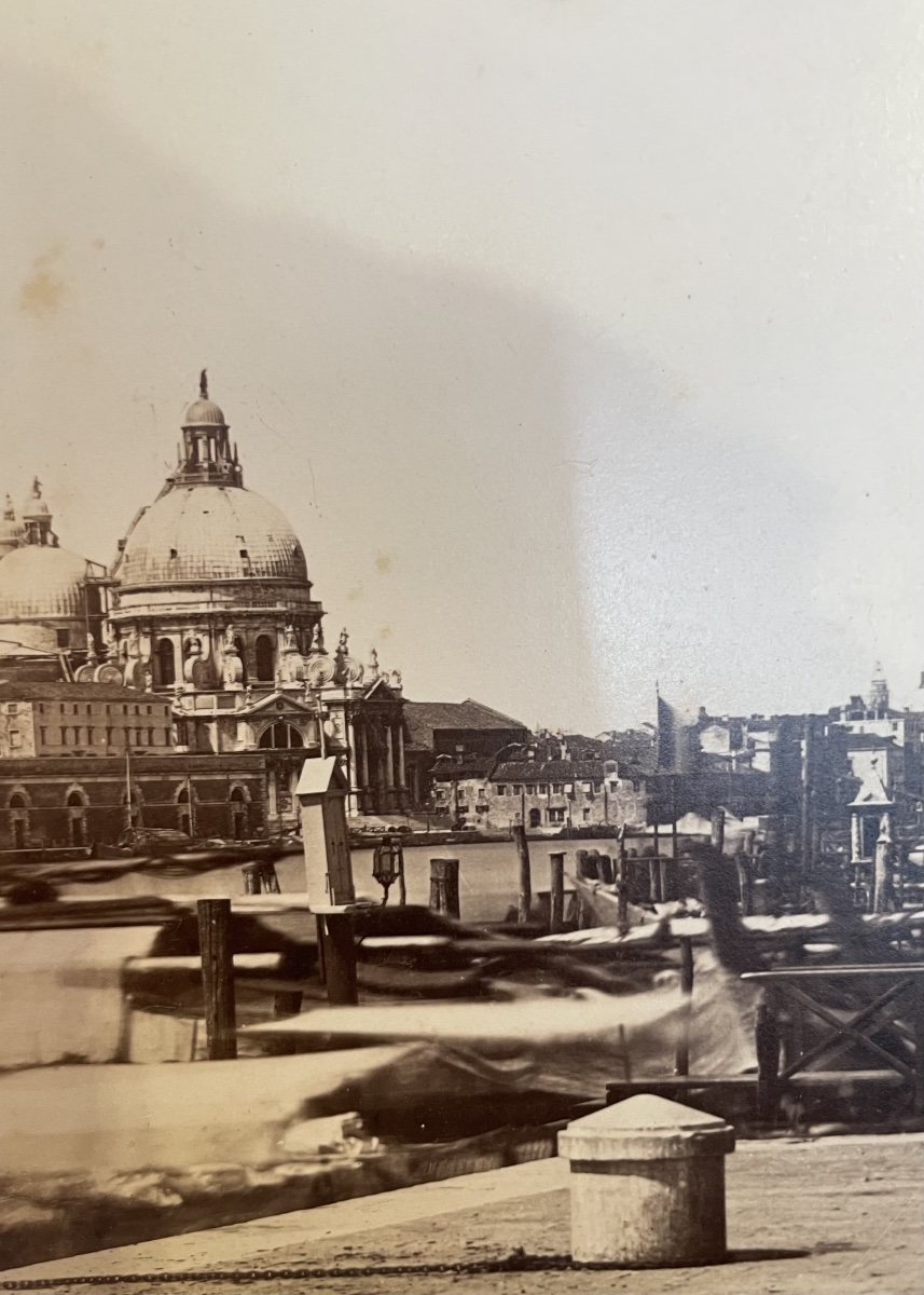 Venezia, Hotel Danieli e Riva degli Schiavoni – Grande fotografia d’epoca, circa 1890-1905  -photo-3
