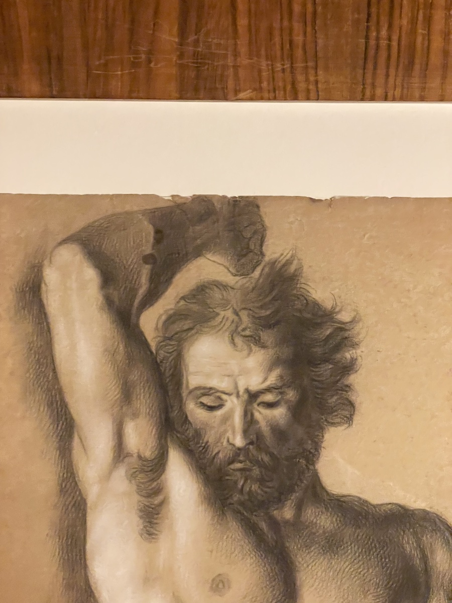 Studio accademico di nudo maschile, scuola fiorentina, verso 1800-photo-7