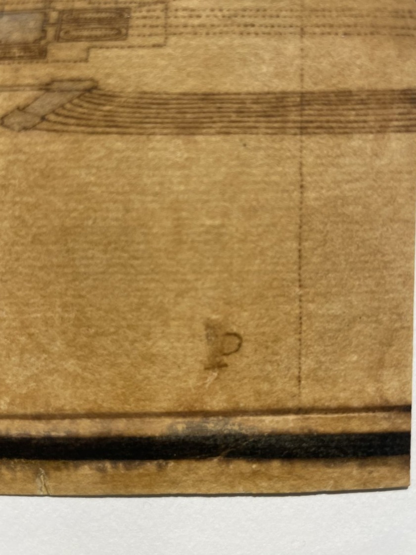 Disegno d'architettura: facciata monumentale con statue e obelischi, XVIII secolo-photo-4