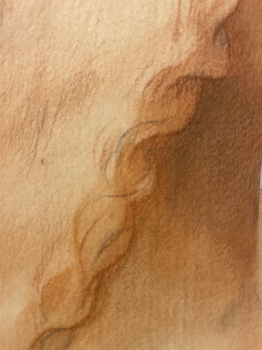 Studio accademico dal ritratto di Isabella d’Este di Leonardo da Vinci, circa 1870  -photo-1