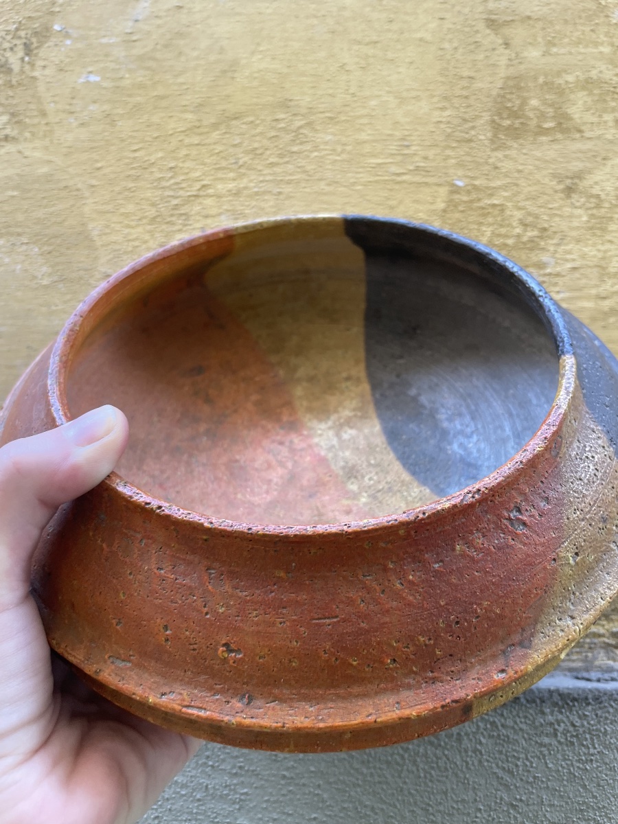 Marcello Fantoni, ciotola in ceramica policroma firmata «Fantoni Italy», modello 920/7  -photo-2