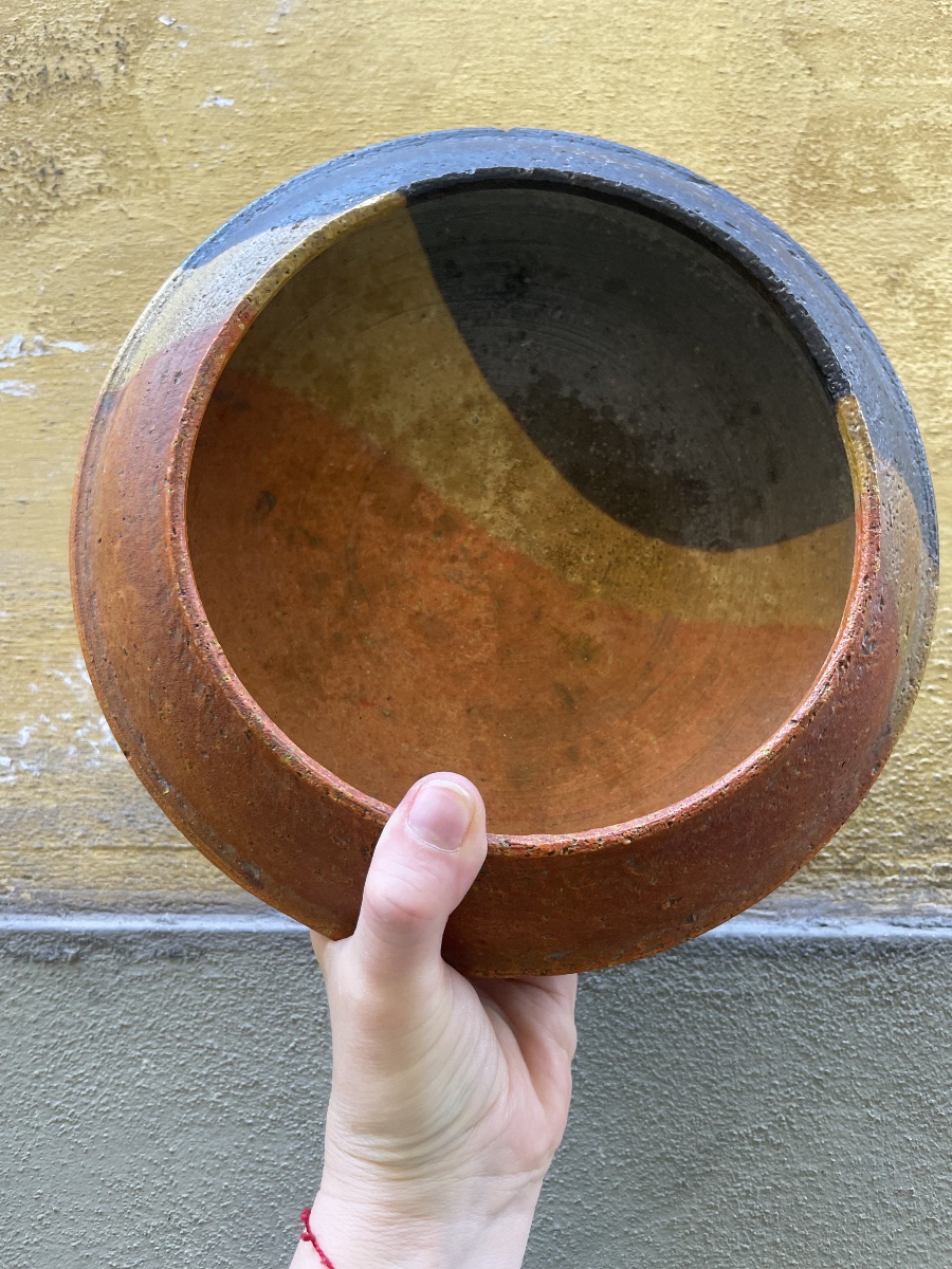 Marcello Fantoni, ciotola in ceramica policroma firmata «Fantoni Italy», modello 920/7  -photo-3