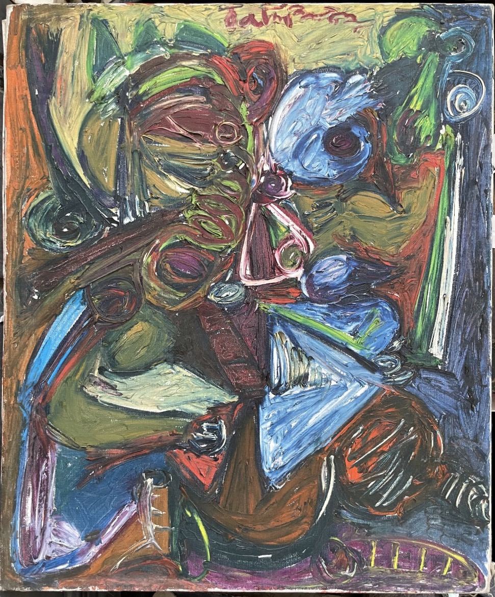 Patrick Boudon (1944-2019), Composizione astratta, École de Paris, 1963