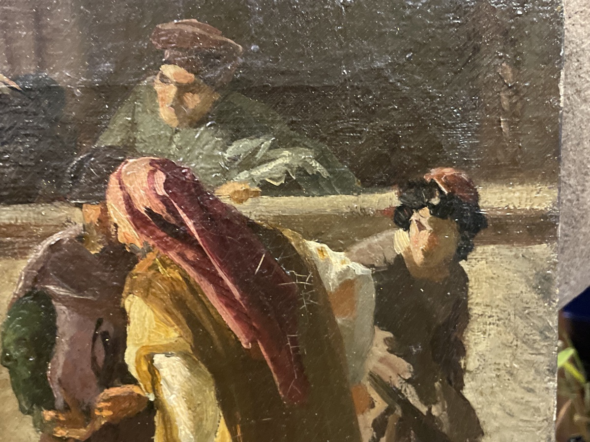 Tancredi Raffaello (1837–c. 1916), Sketch for a Medieval Episode Inspired by Dante-photo-6