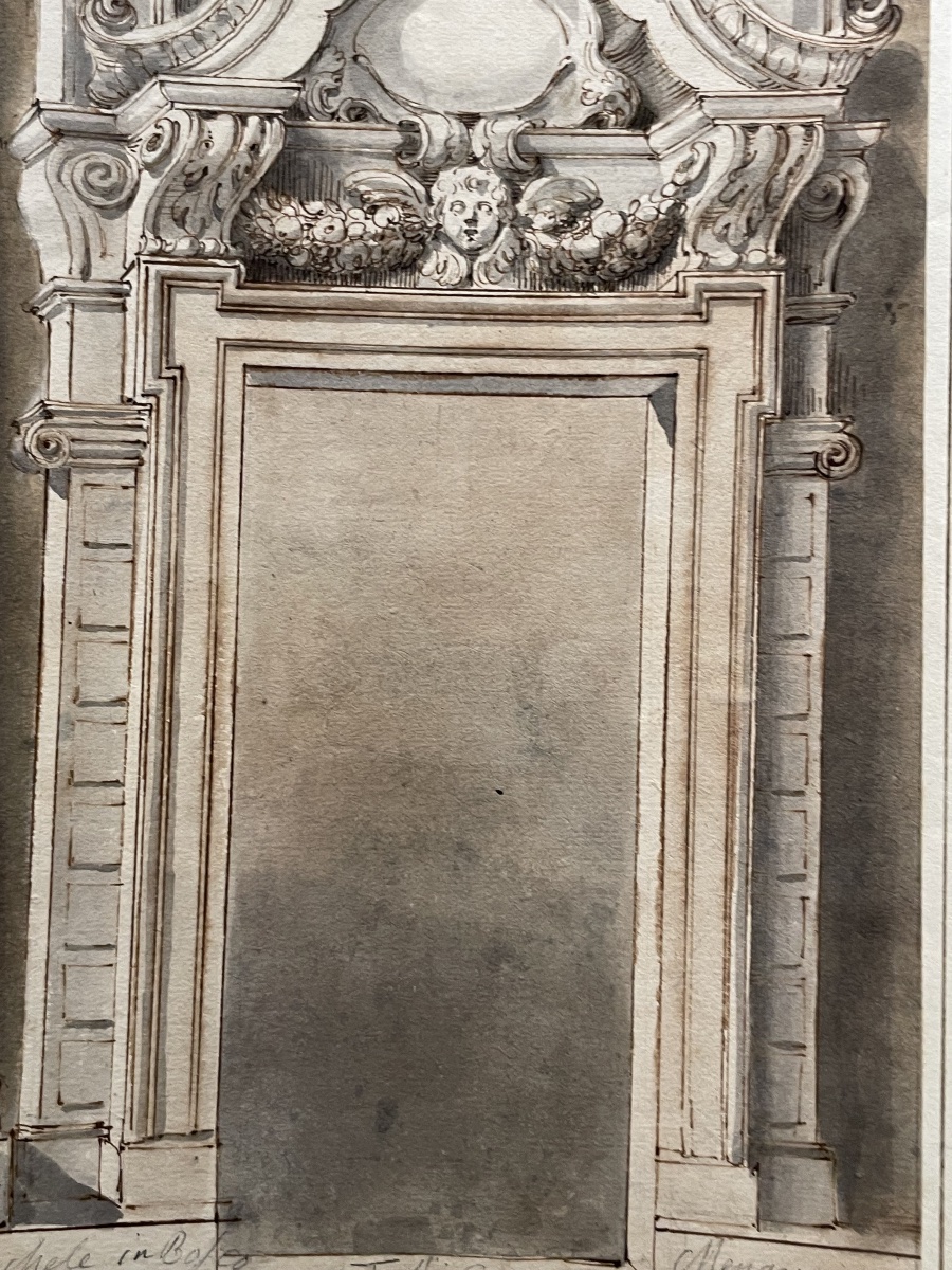 Progetto per San Michele in Bosco, Bologna, Domenico Santi detto il Mengazzino (attr.)  -photo-3