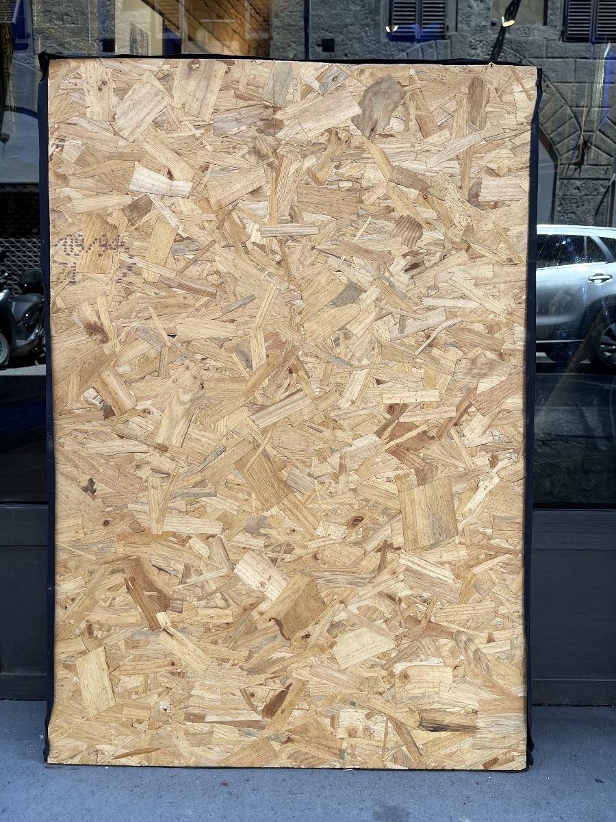 Ricamo in lane policrome a gros point su canevas. Dimensioni : cm 93 × 64. -photo-2
